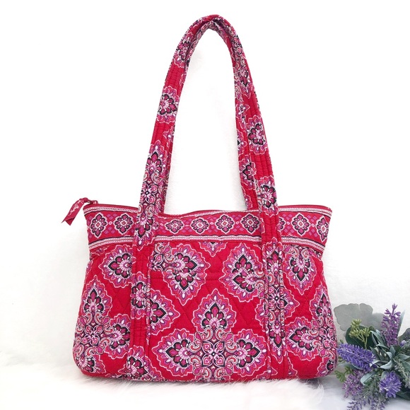Vera Bradley Handbags - VERA BRADLEY Betsy Bag in Frankly Scarlet